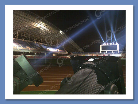 5000W Moving Head Searchlights 5000W移动头部探照灯