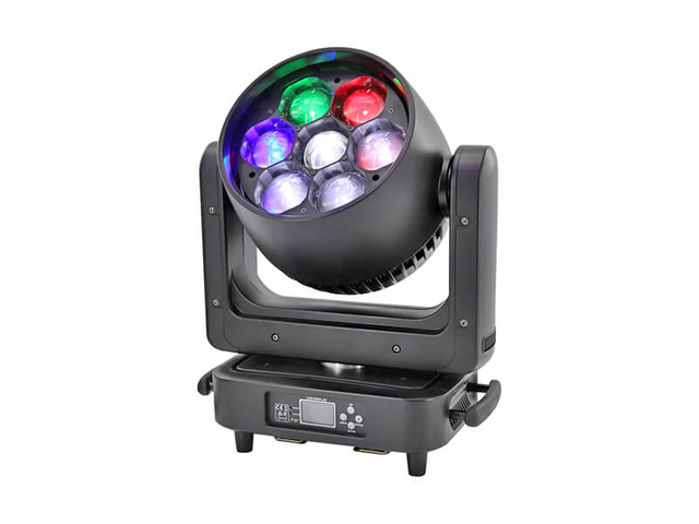 7 件装 60W 4IN1 蜂眼 LED 摇头变焦灯