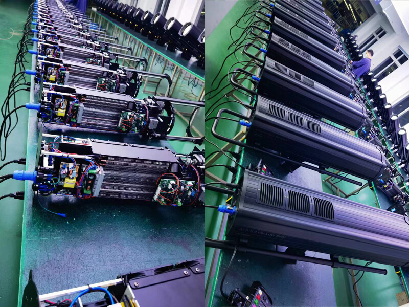 600W 电动变焦 LED DMX 追光灯