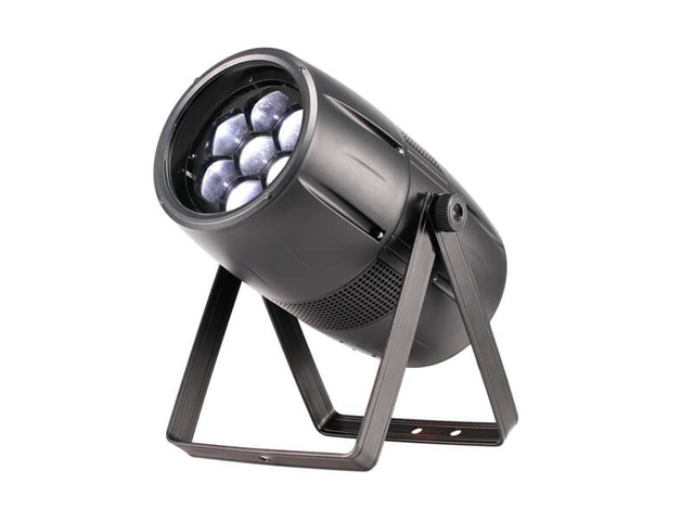 IP65 防水 7 颗 40W RGBW 变焦 LED 帕灯