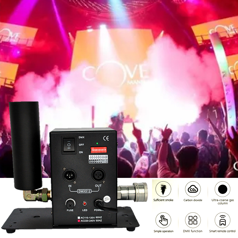 Dmx 派对效果二氧化碳气柱魔法 Fx 雾冷冻喷射机 Led 大炮烟雾 Co2 喷射机